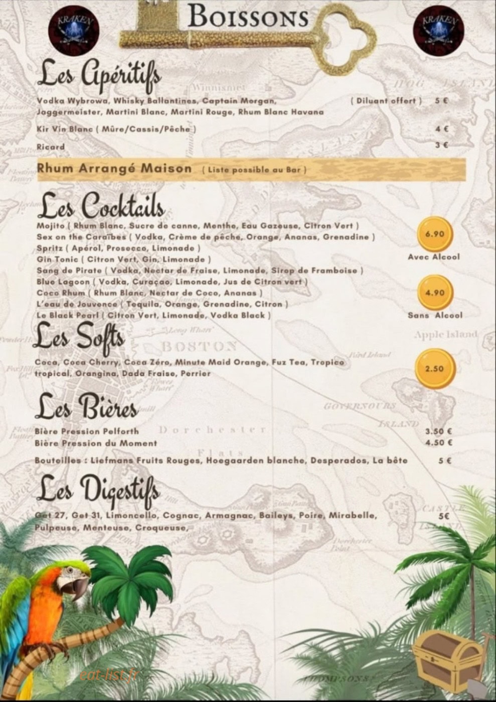 Kraken — carte page 3