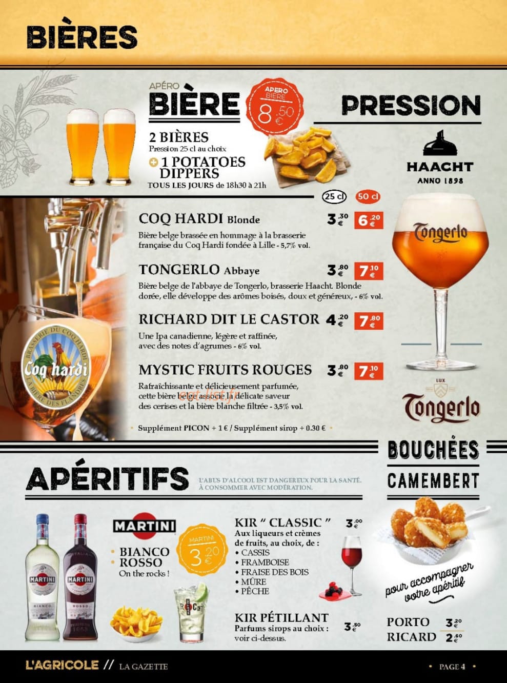 L'Agricole — carte page 11