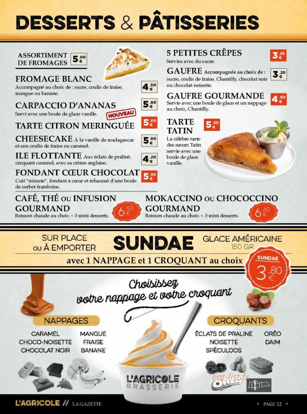L'Agricole — carte page 4