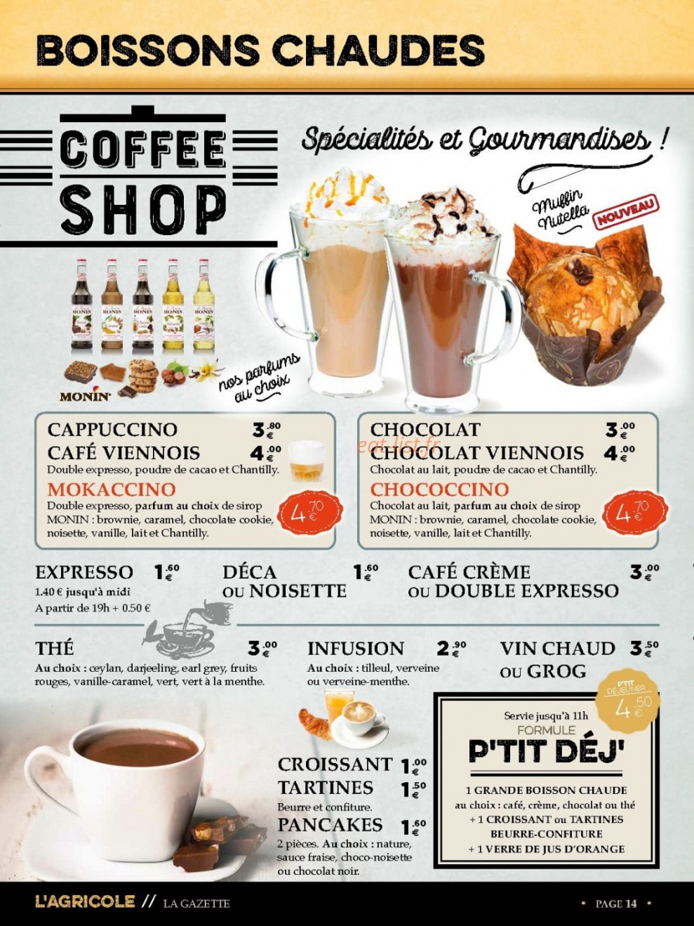 L'Agricole — carte page 6
