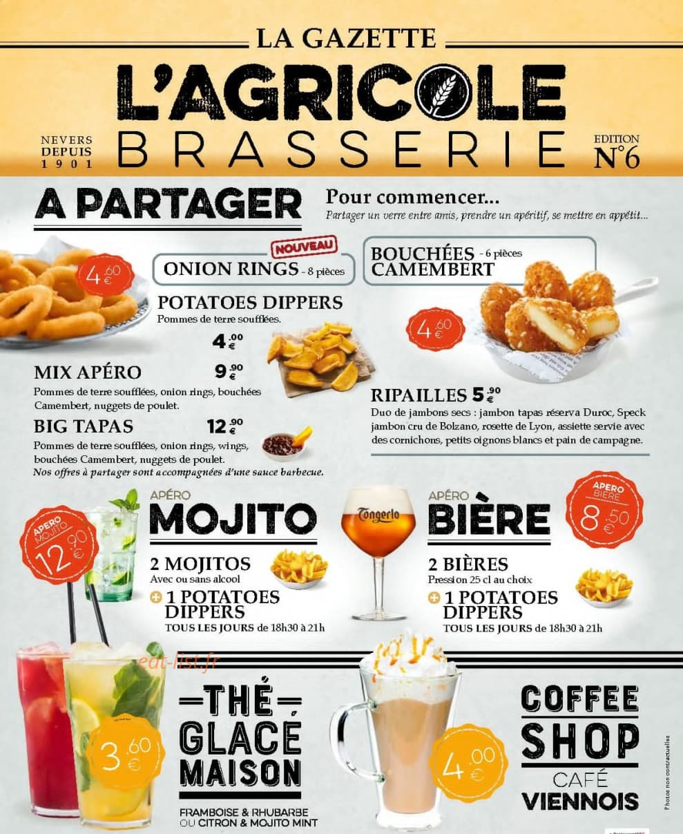 L'Agricole — carte page 14
