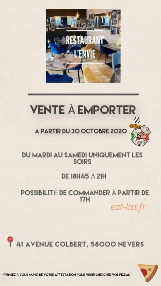 L'Envie — carte page 1