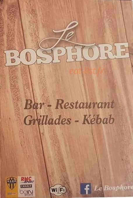 Le Bosphore — carte page 1