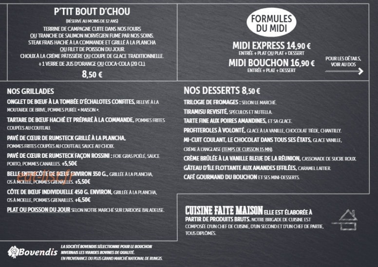 Le Bouchon Nivernais — carte page 4