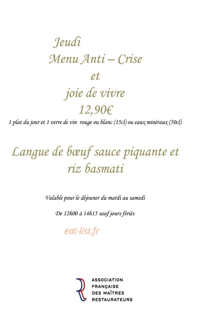 Le Comptoir Saint Sebastien — carte page 8