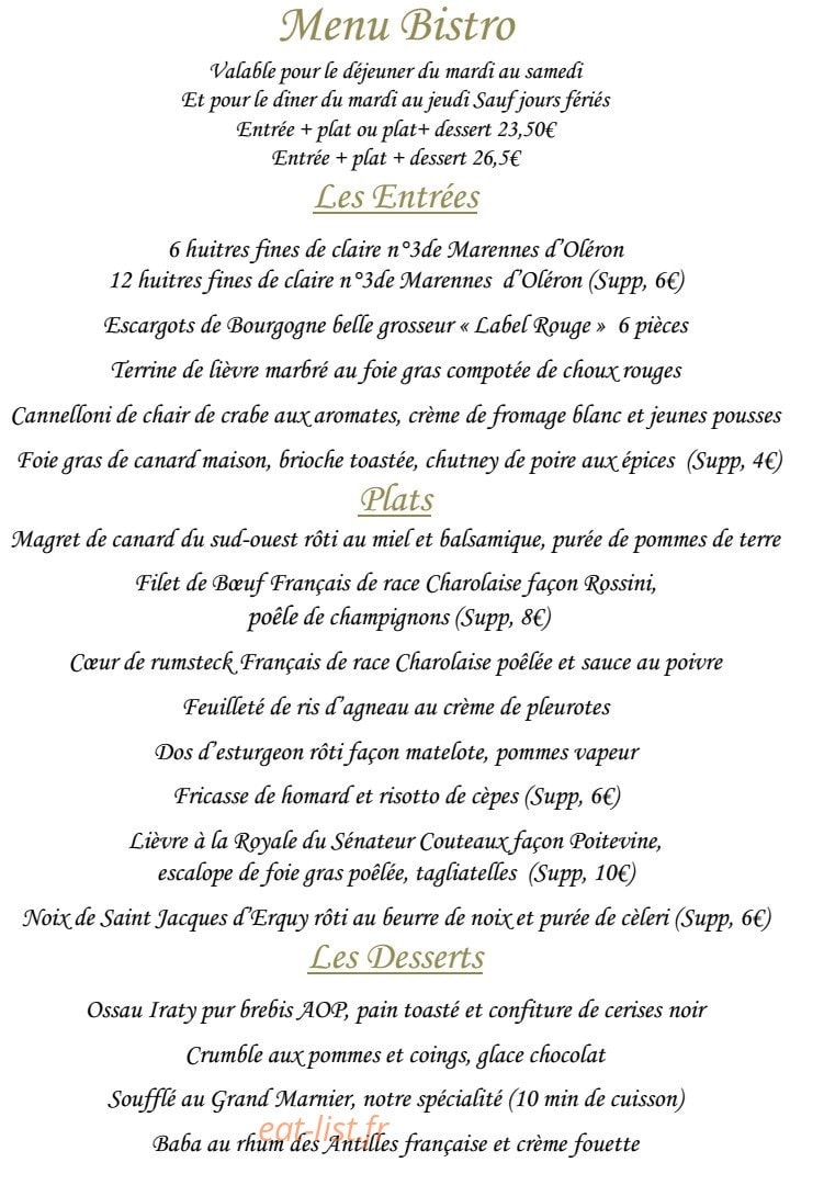 Le Comptoir Saint Sebastien — carte page 5