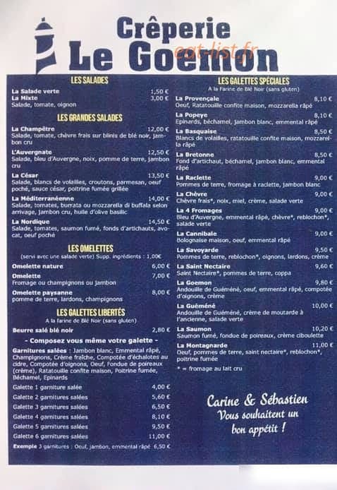 Le Goemon — carte page 1