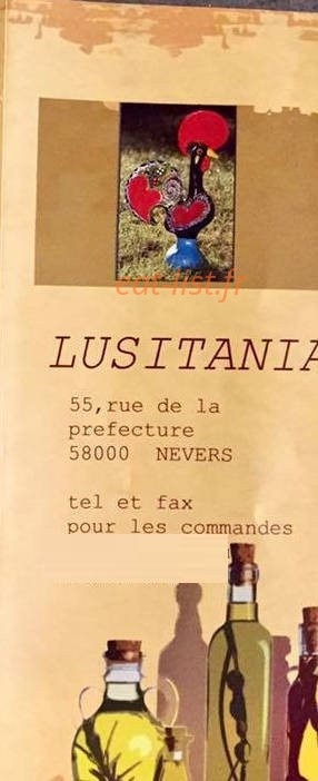 Le Lusitania — carte page 1