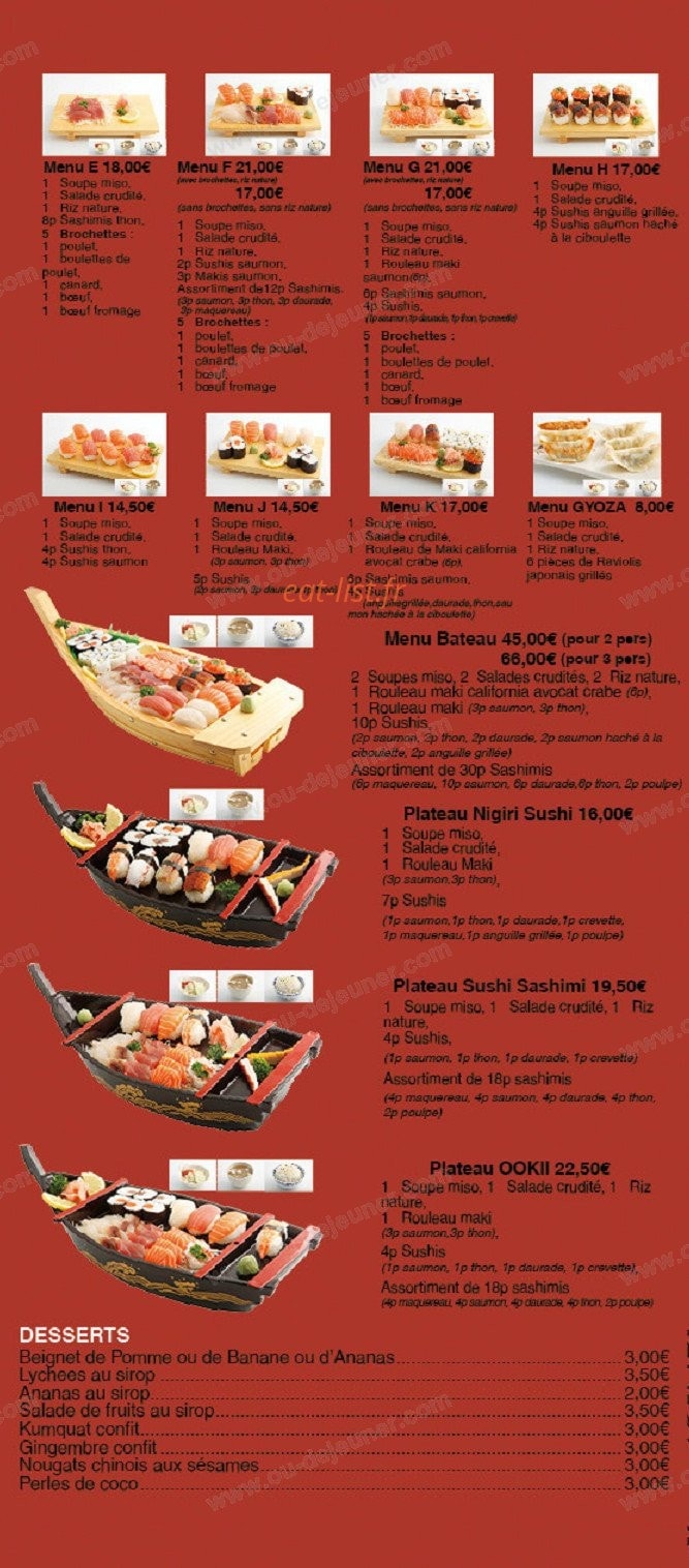 Le mandarin — carte page 6