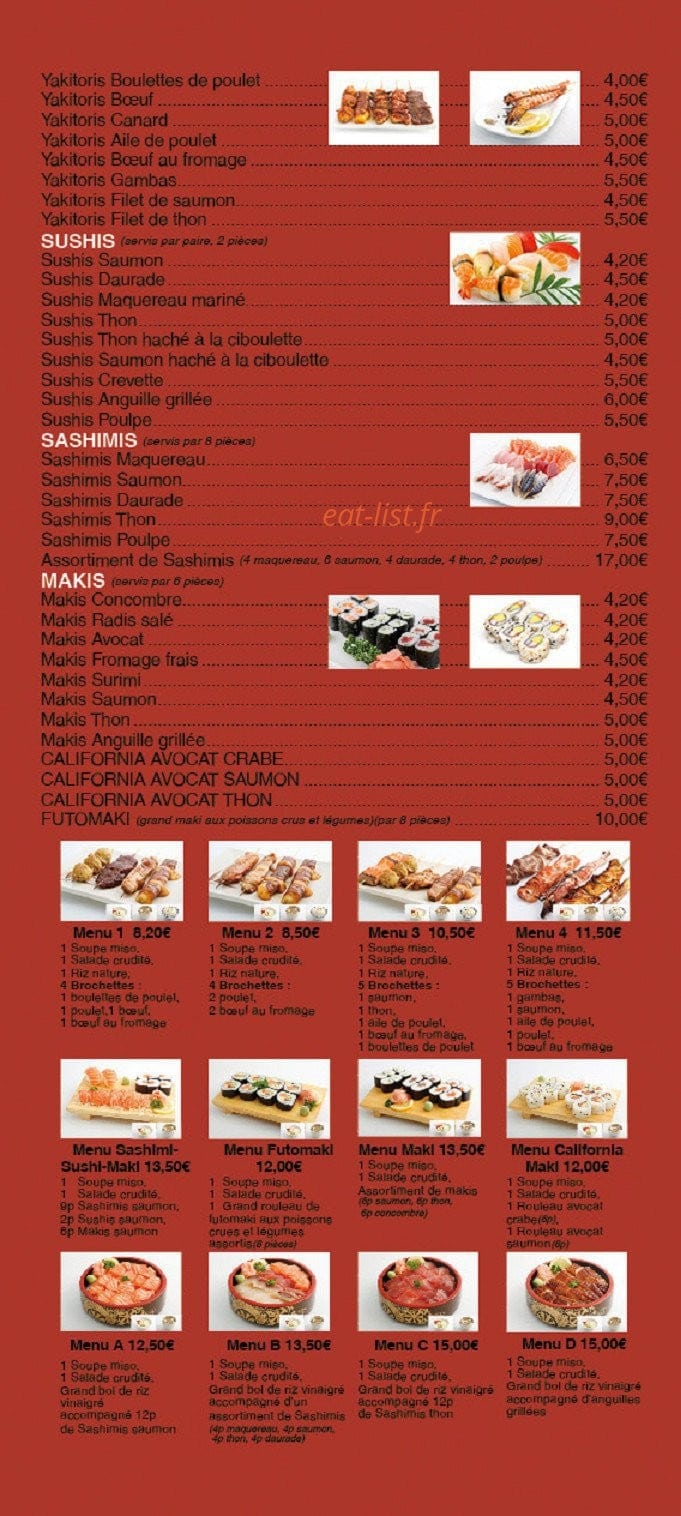Le mandarin — carte page 5