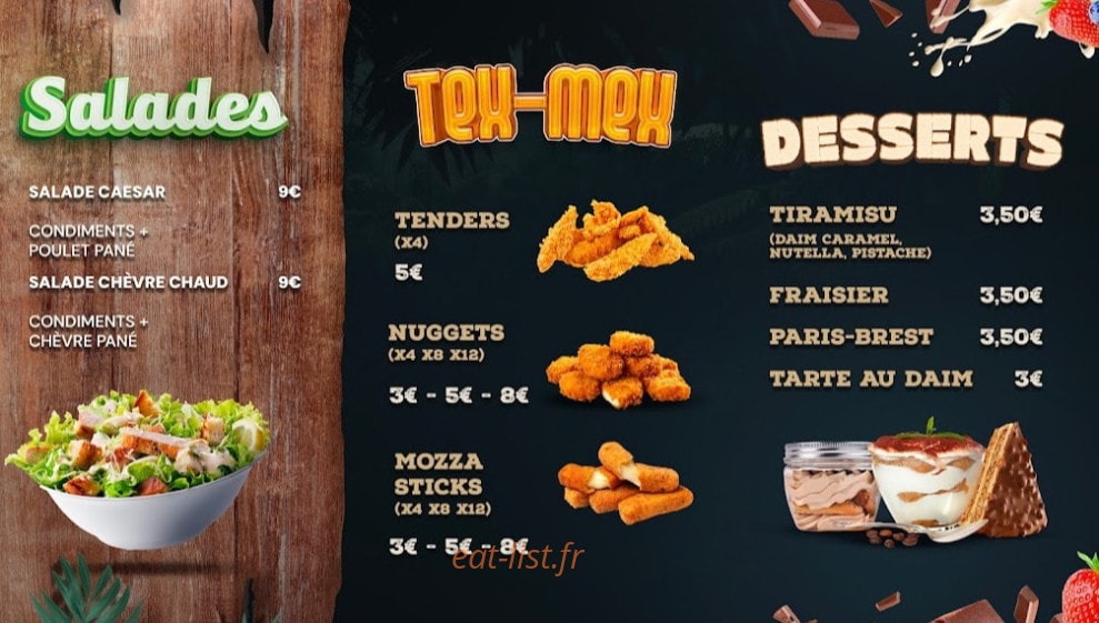 Le Prince Gourmet — carte page 3