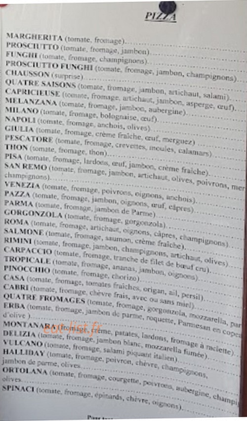Le San Remo — carte page 1