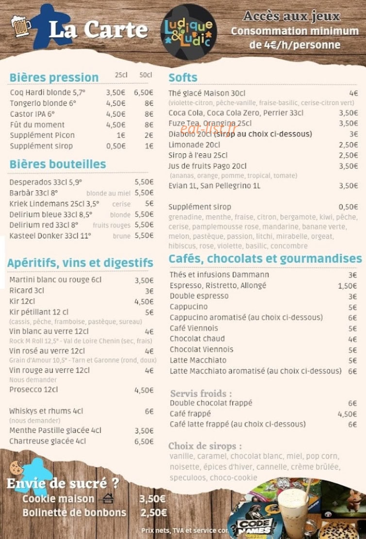 Ludique and Ludic — carte page 2