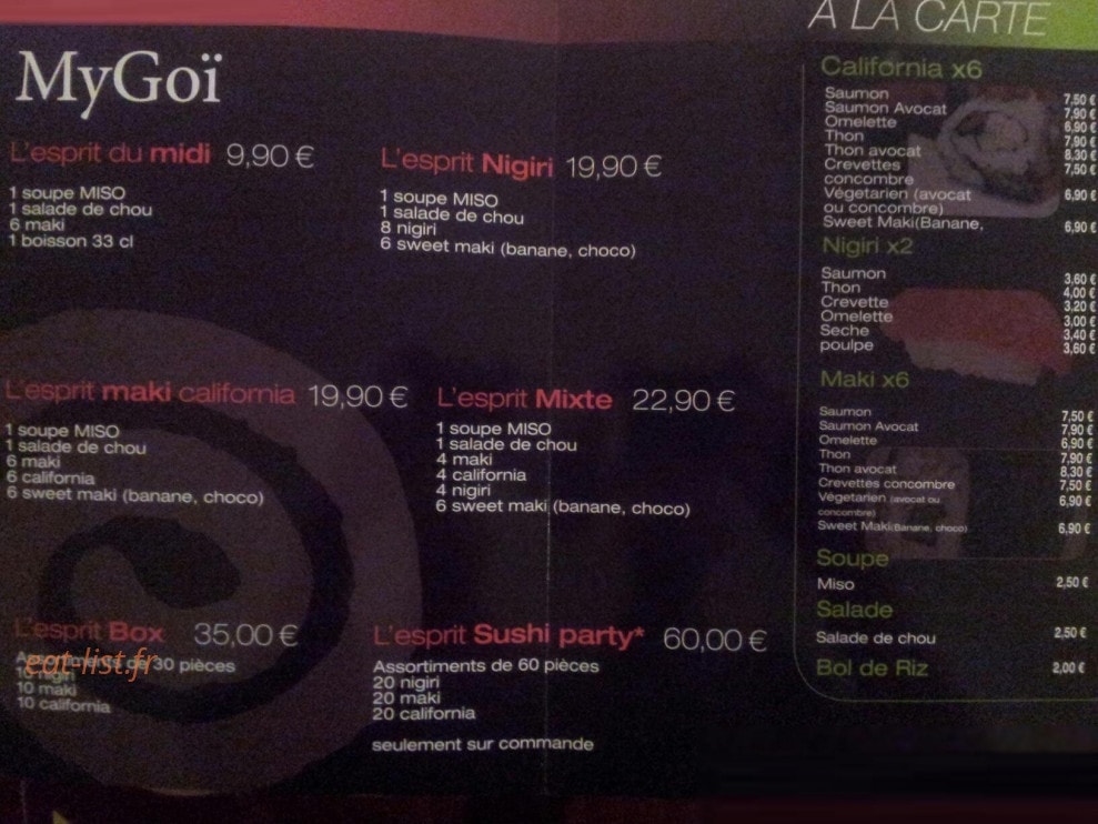 MyGoÏ — carte page 1
