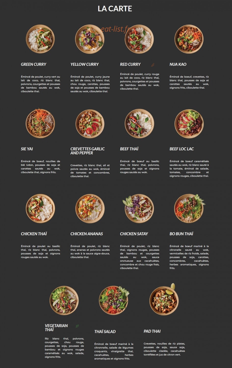 Pitaya — carte page 1