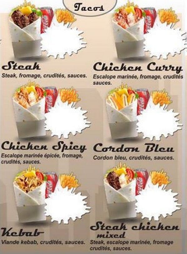 Pizz'burg — carte page 3
