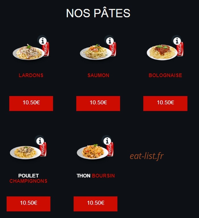 Pizza Maestro — carte page 4