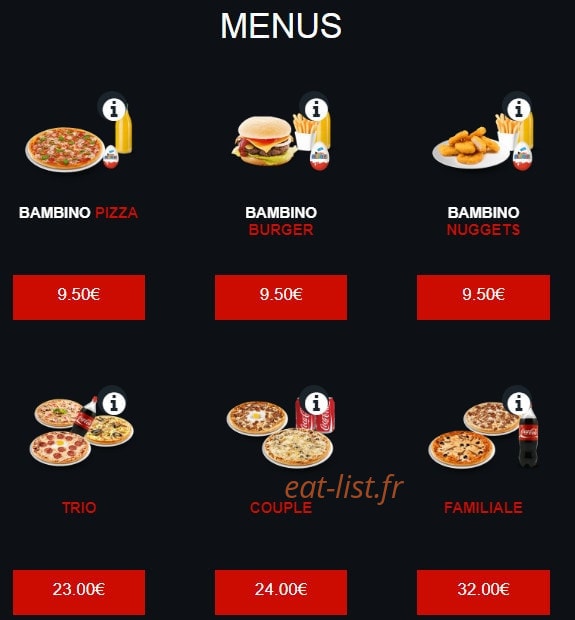 Pizza Maestro — carte page 3