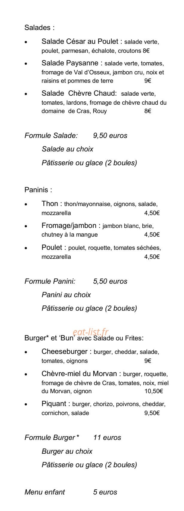 Le Chardon — carte page 1