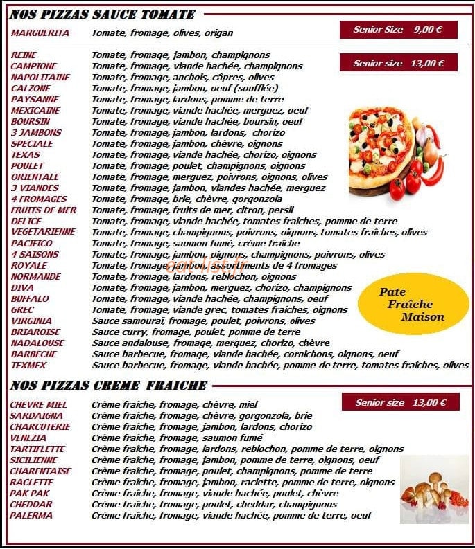 Le petit délice — carte page 2