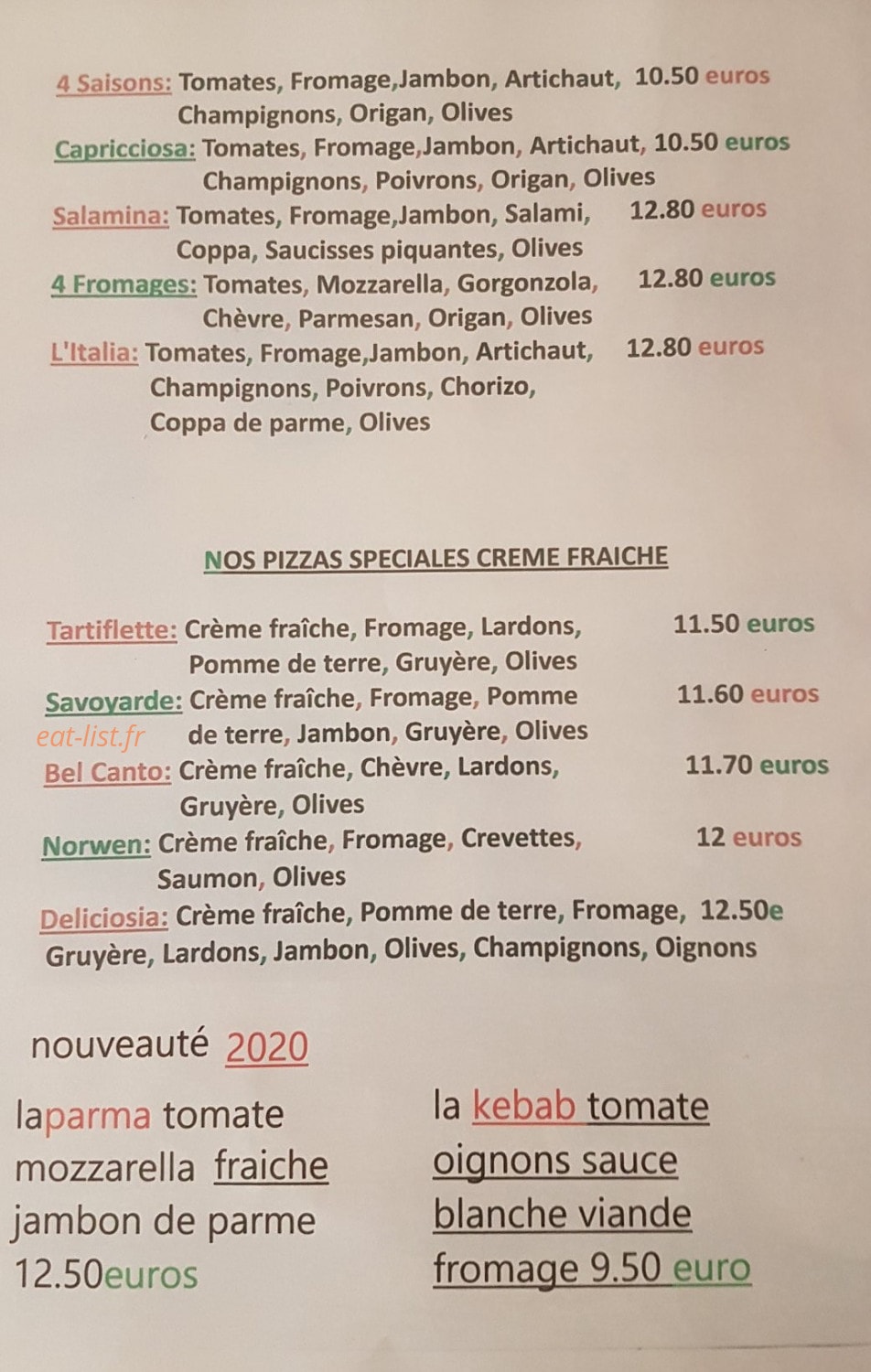 La Tosca de panzi — carte page 2