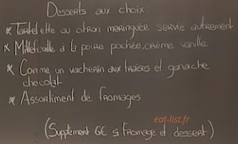 Antre des gastronomes — carte page 3
