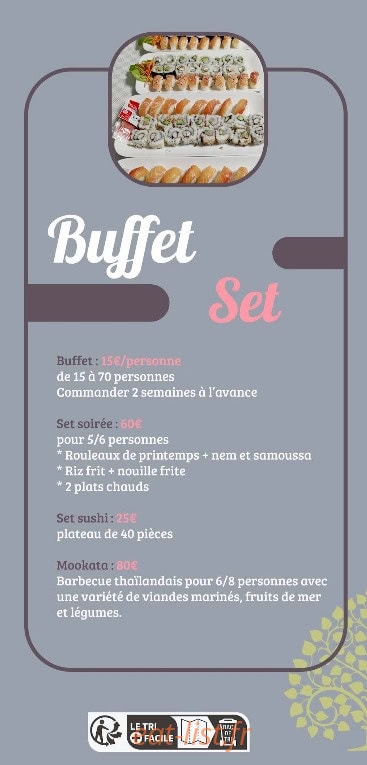 Les Saveurs de Baykham — carte page 6