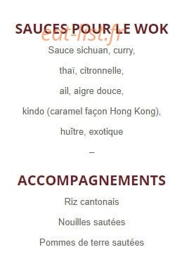 Chez Chau — carte page 4