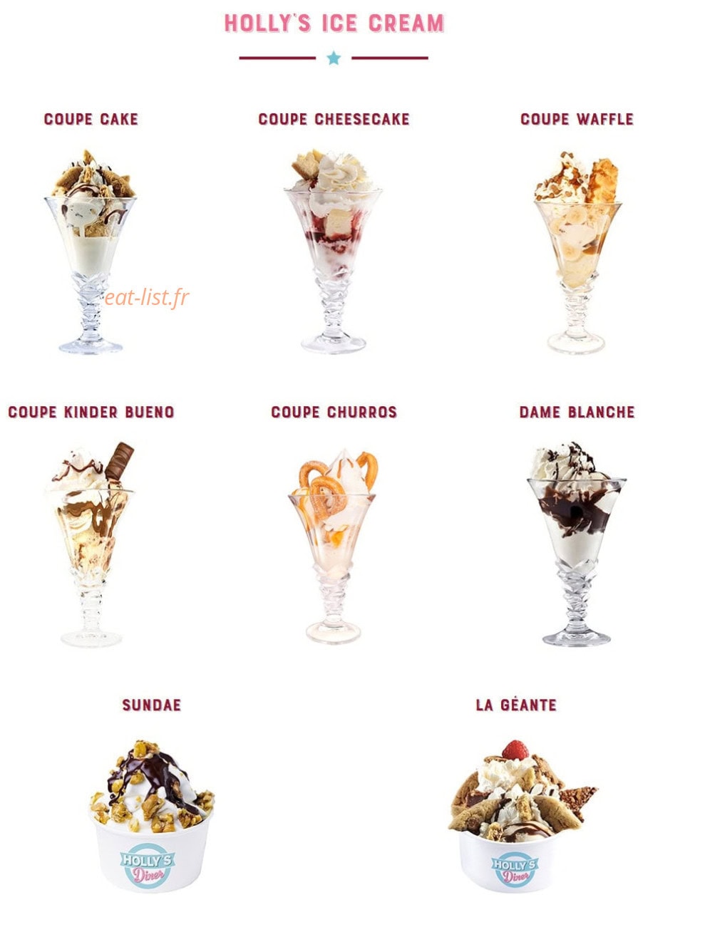 Holly's Diner — carte page 9