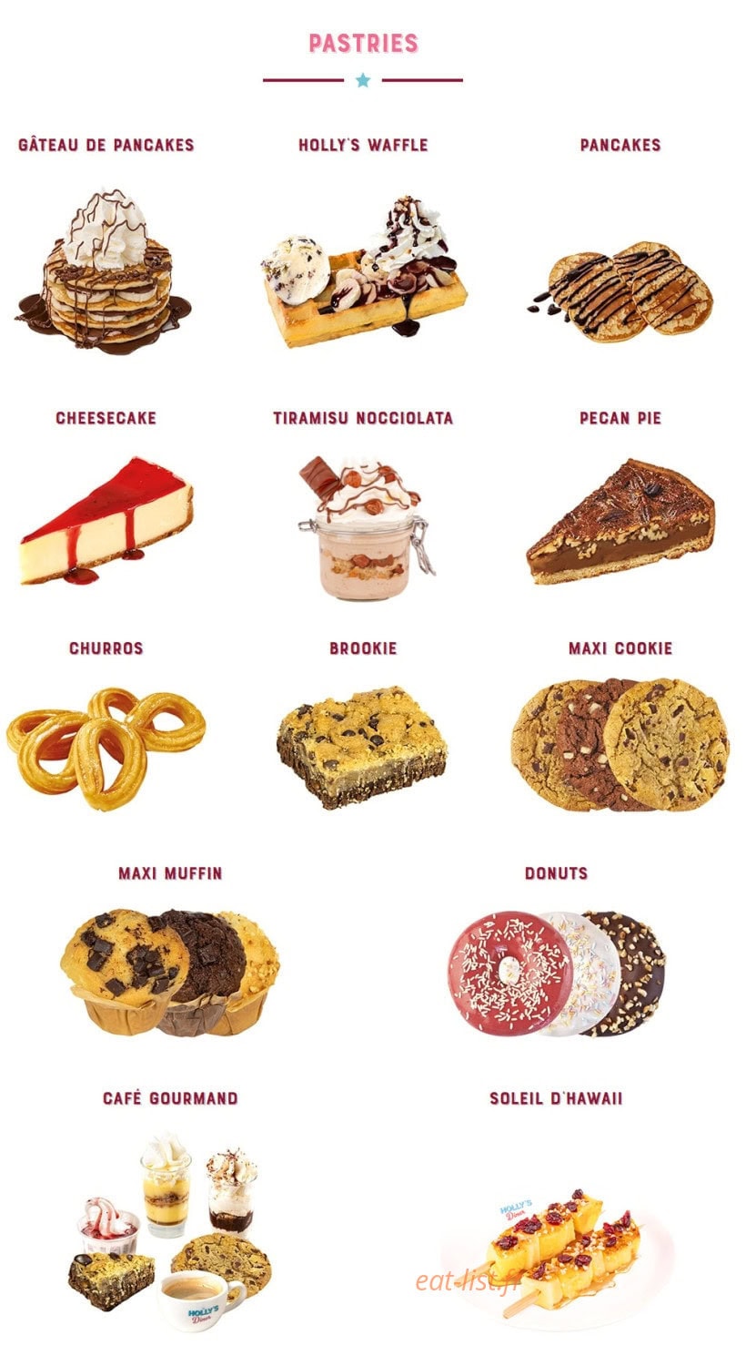 Holly's Diner — carte page 11