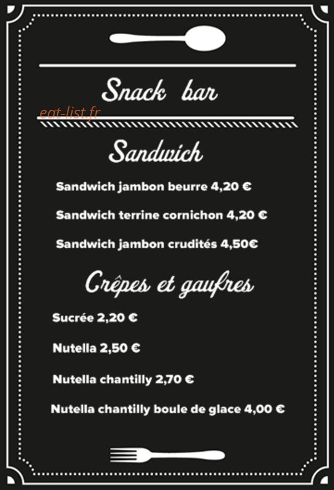 La Saladerie — carte page 1