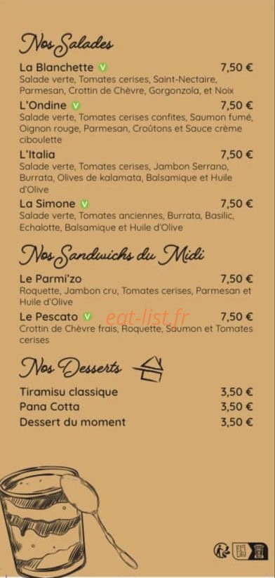 La Delicio'Za — carte page 4