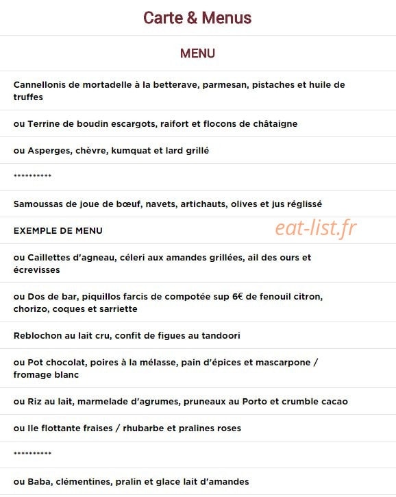 Le Chat — carte page 1