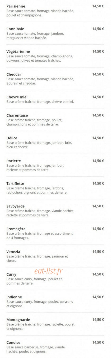 Le Gourmet — carte page 6