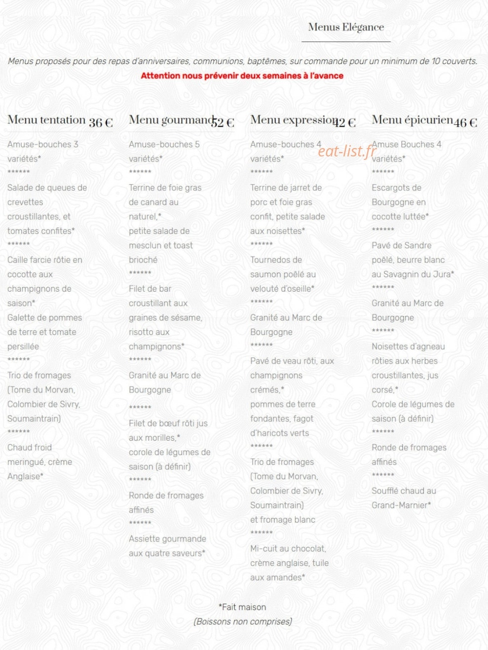 Beau Site — carte page 3