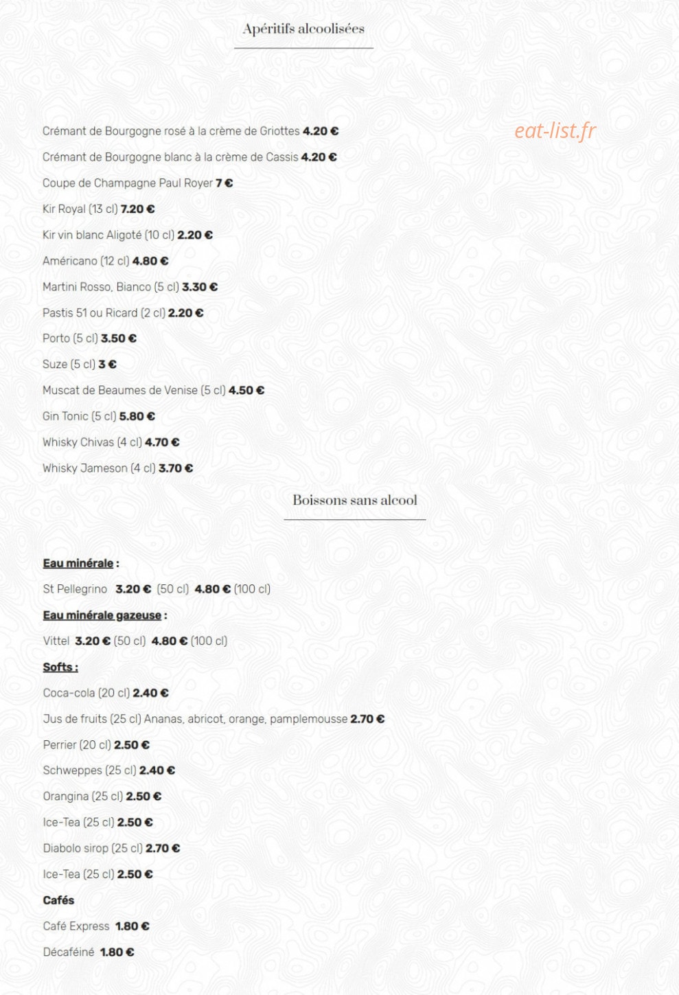 Beau Site — carte page 7
