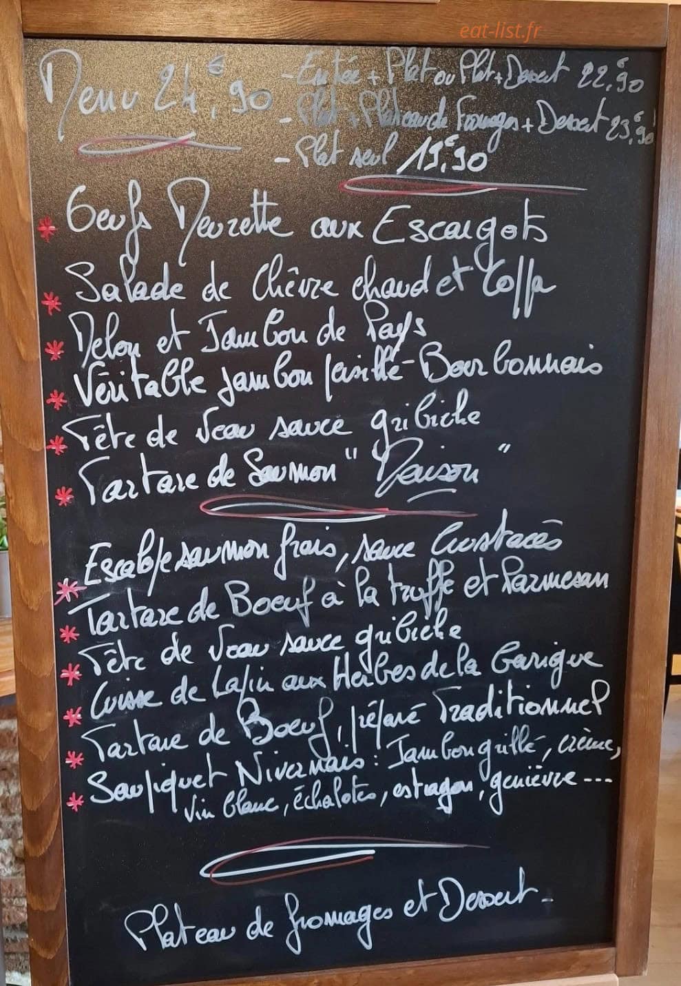 Le Chat Vert — carte page 2