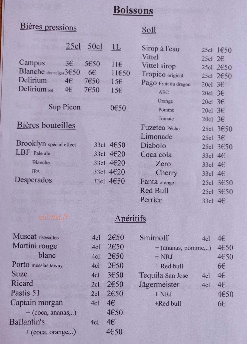 Guinguette à l'orée du bois — carte page 7