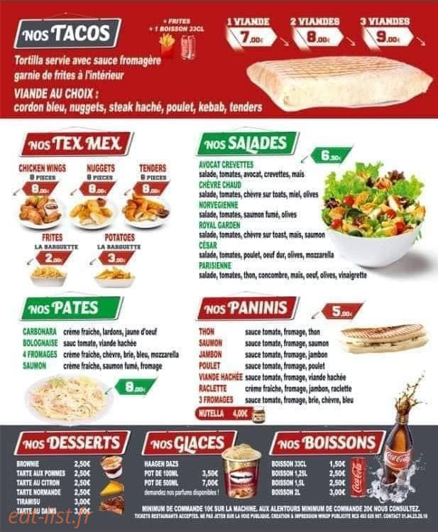 Pizza royal garden — carte page 4