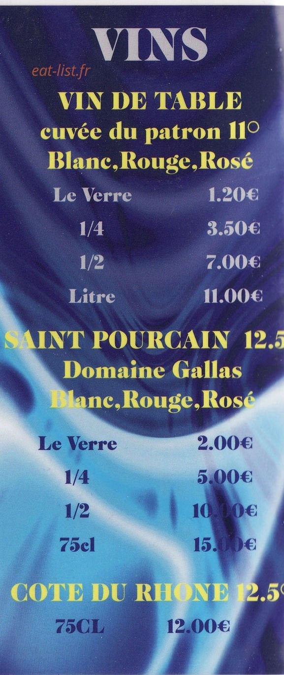 Auberge du Bon Coin — carte page 3