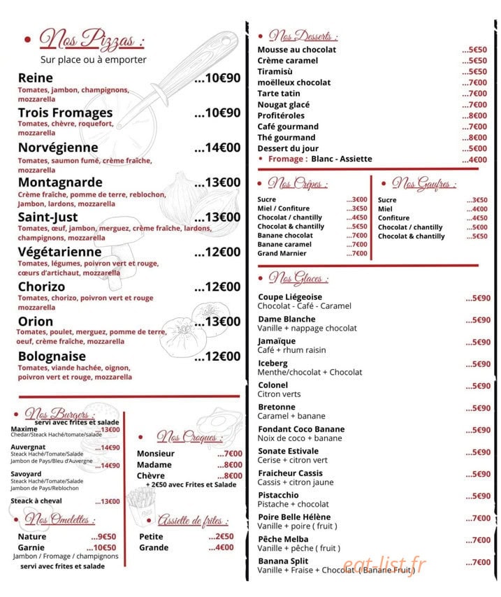 chez maxime — carte page 3