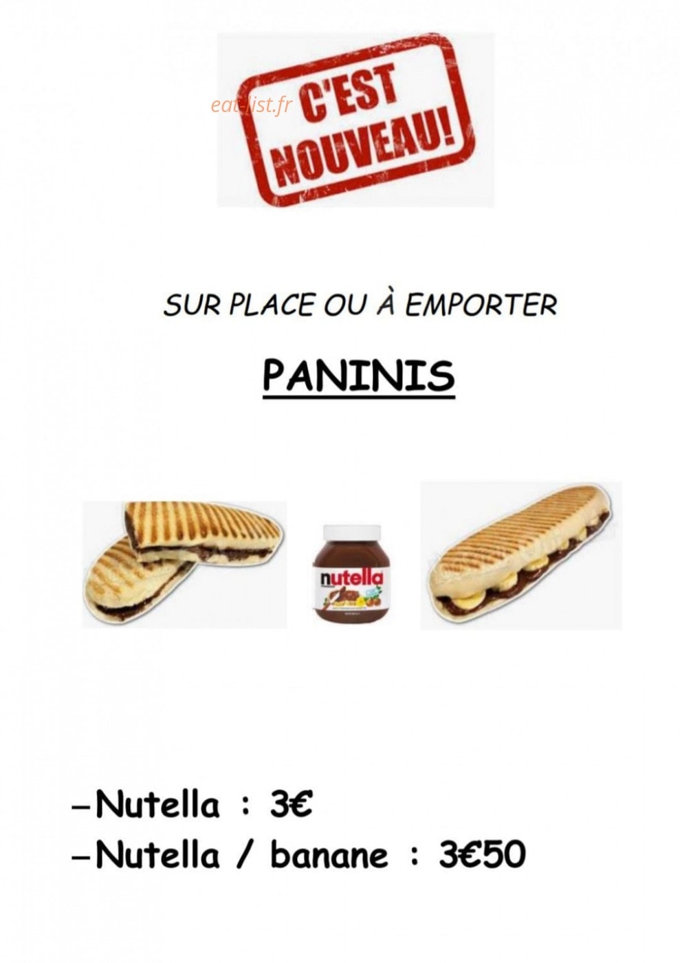Au P'tit Arquinois — carte page 1