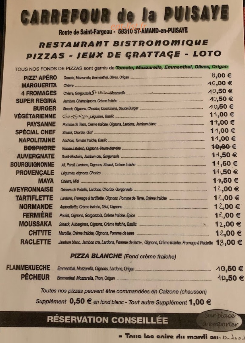 Carrefour de la Puisaye — carte page 1