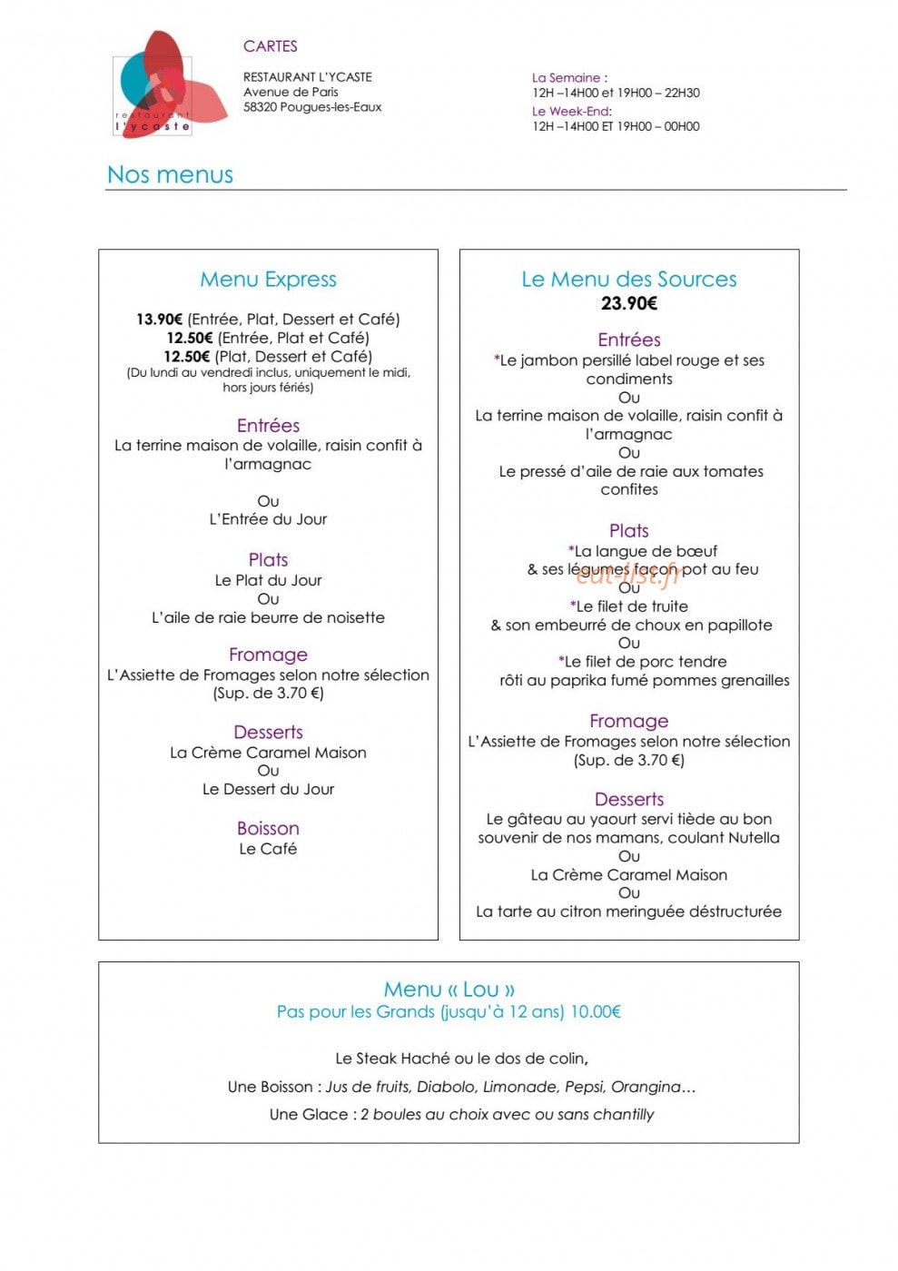 L’Ycaste — carte page 4