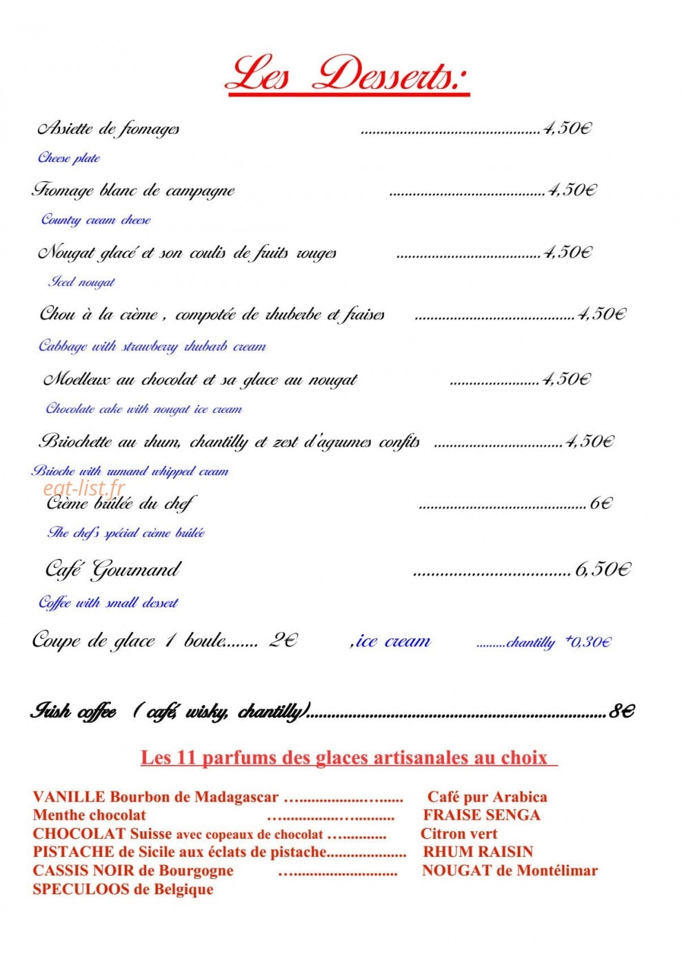 La Pomme d'Or — carte page 3