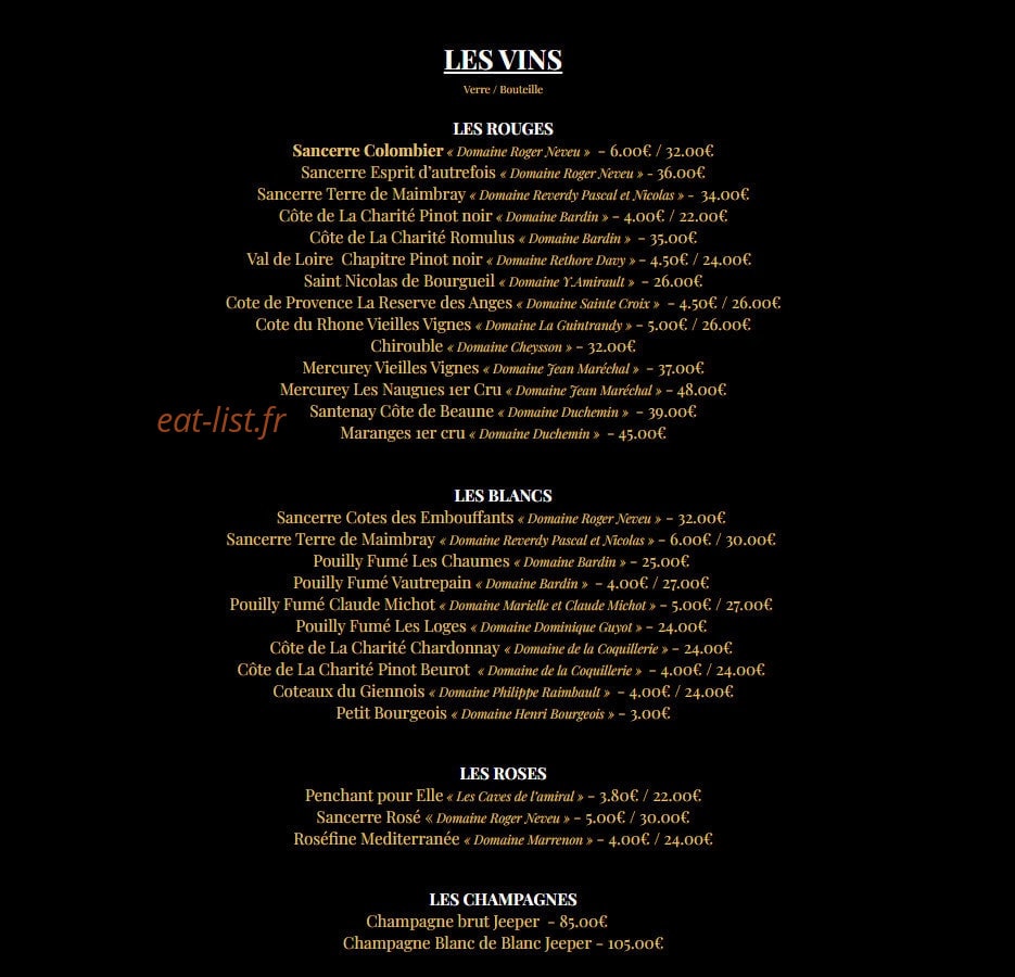 Le Central — carte page 3