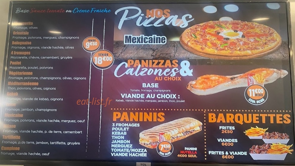 Snack Ptt — carte page 1