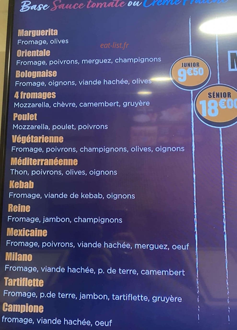 Snack Ptt — carte page 4