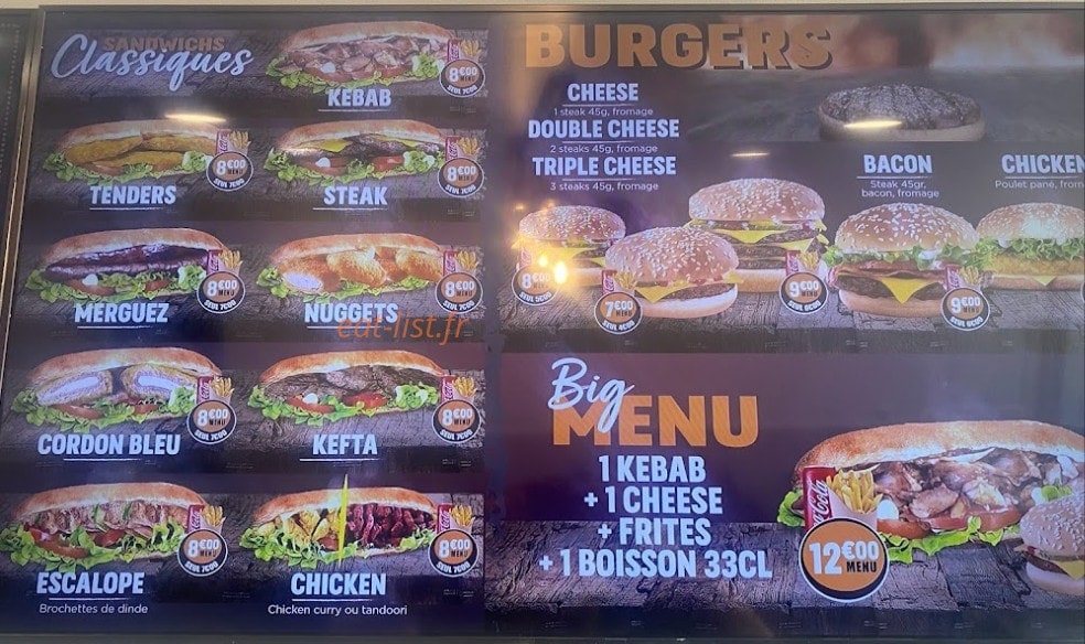 Snack Ptt — carte page 2