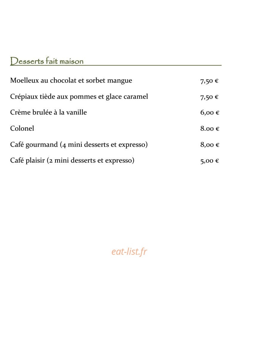 Le Papy's — carte page 7